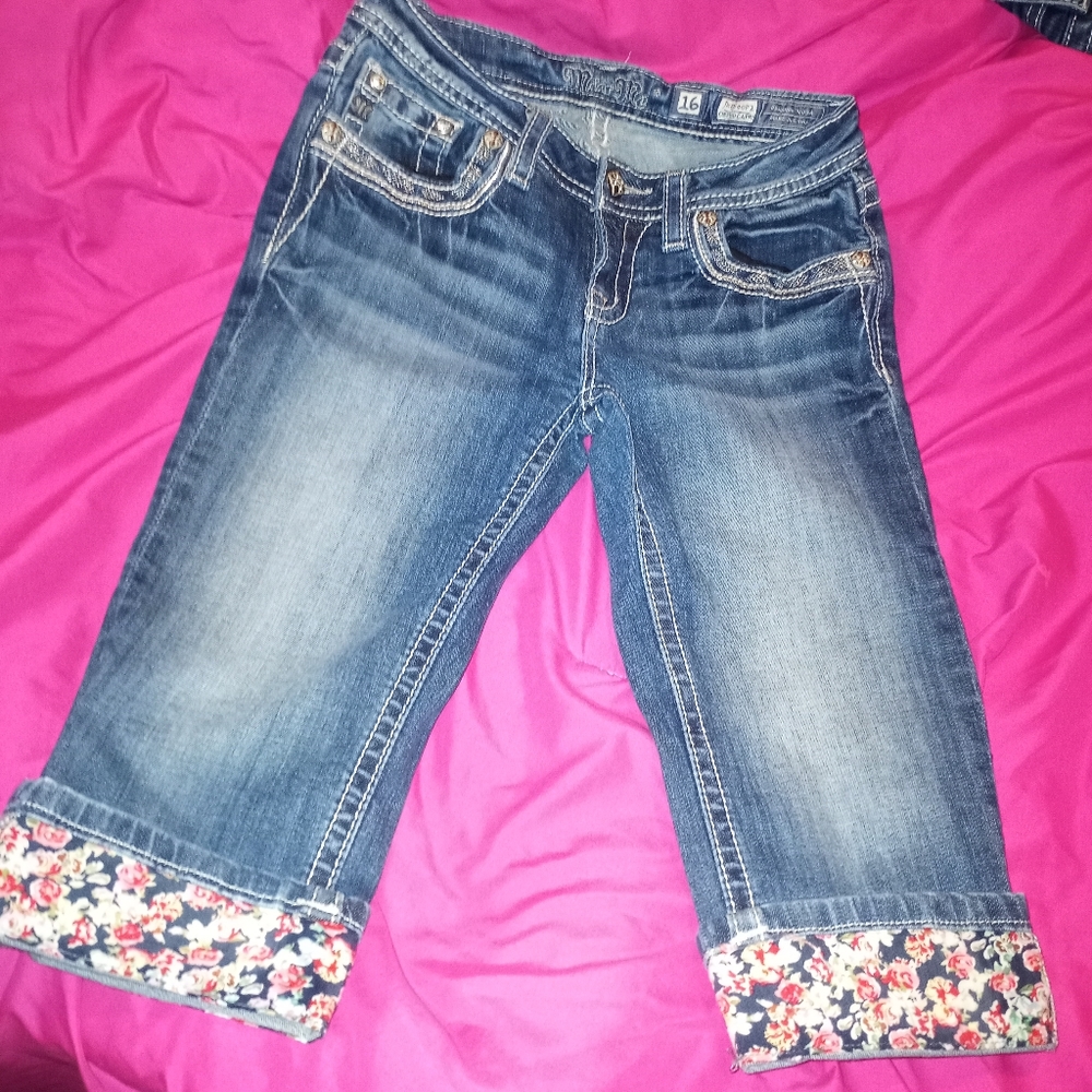 LITTLE GIRL size 16 Miss Me Capri